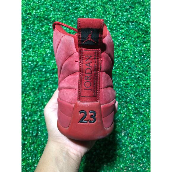 Air Jordan Gym Red 12 No Box Size 12M 130690-601 - Picture 5 of 9